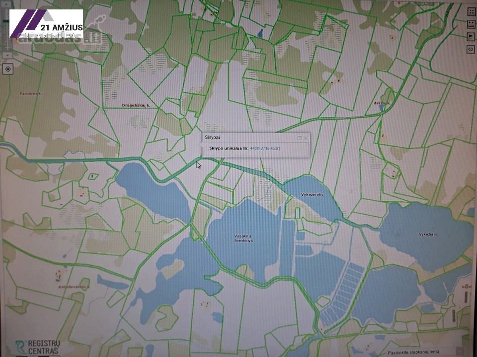 Parduodami 31,4566 ha žemės ūkio paskirties