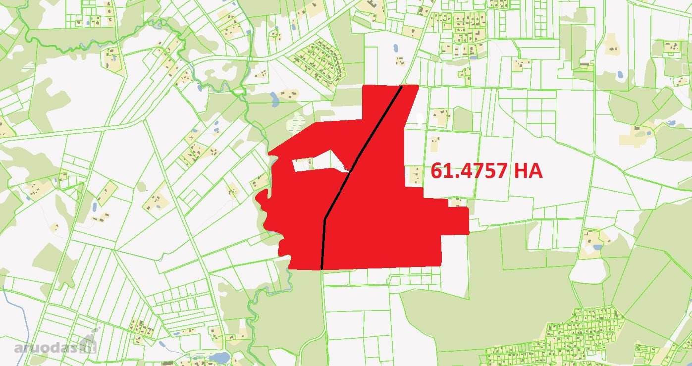 61,4757 Ha Žemės Sklypas Vilnaius R.sav.,