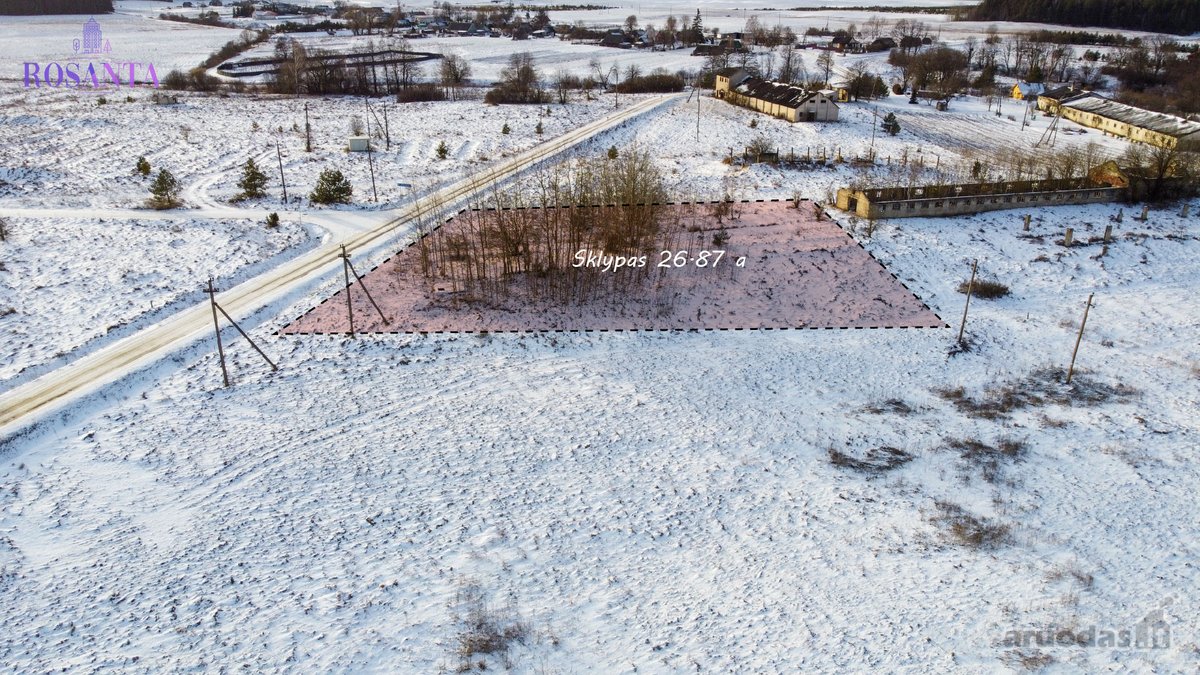 Parduodamas vienbučių ir dvibučių statybos