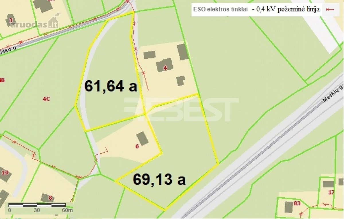 Parduodamas 61,64 arų plotos sklypas ypač - nuotraukos Nr. 2