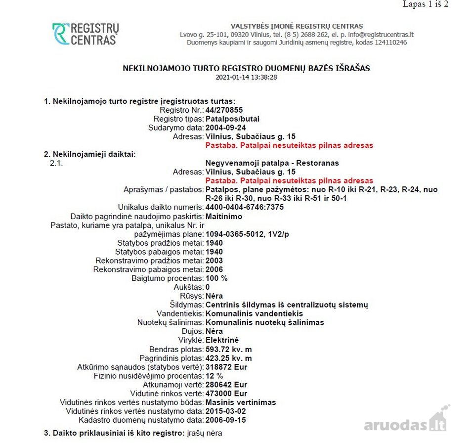 Parduodamos patalpos Jūsų verslui, pilnai - nuotraukos Nr. 8