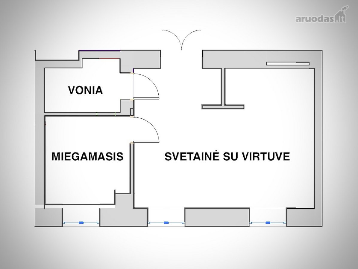 Išnuomojamos Išskirtinis Butas Gedimino Prospekte. - nuotraukos Nr. 36