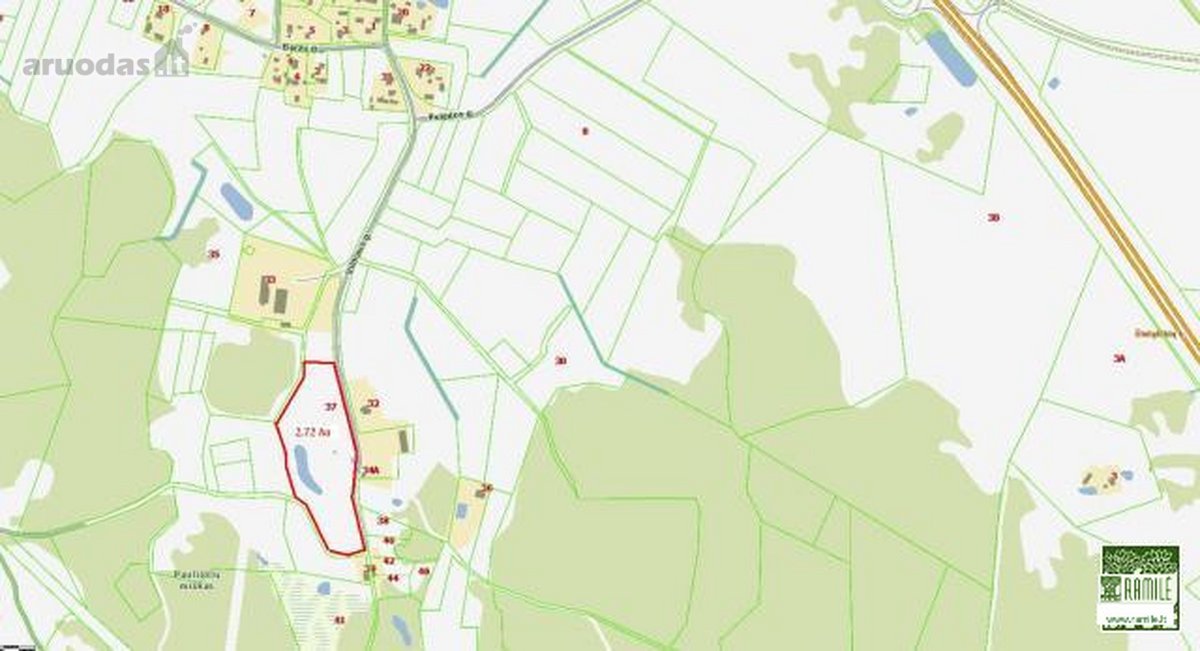 Parduodame 2,72 ha pramonės ir sandėliavimo