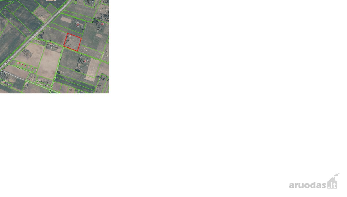 Parduodamas 1,40 ha žemės ūkio paskirties