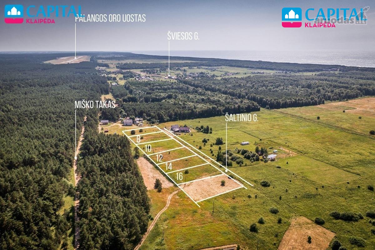 Parduodamas sklypas gyv. namo statybai - nuotraukos Nr. 12
