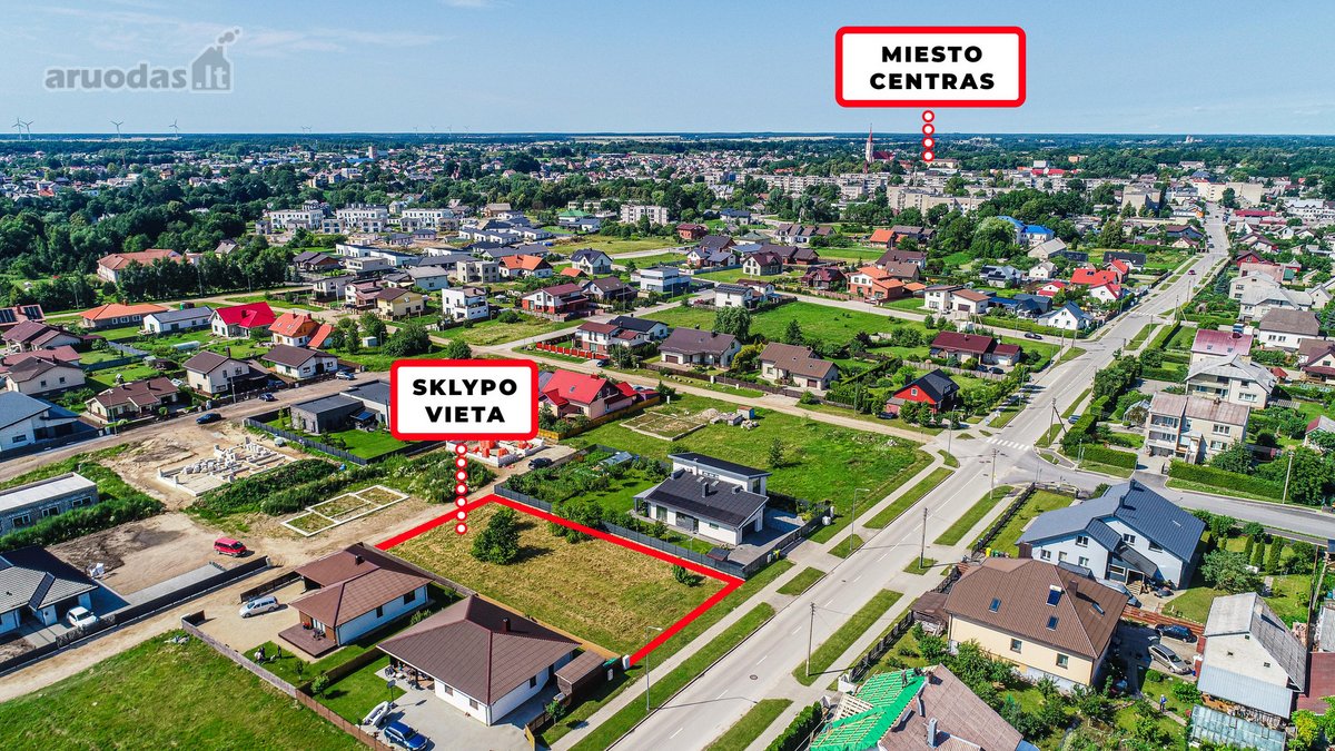 Parduodamas sklypas Kretingos mieste. Vienoje - nuotraukos Nr. 2