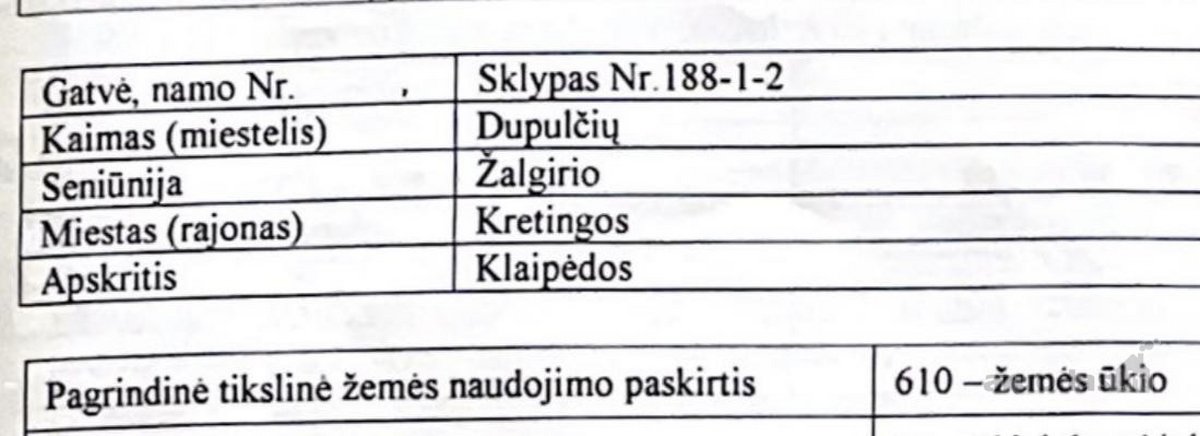 Parduodamas žemės ūkio paskirties sklypas, - nuotraukos Nr. 7