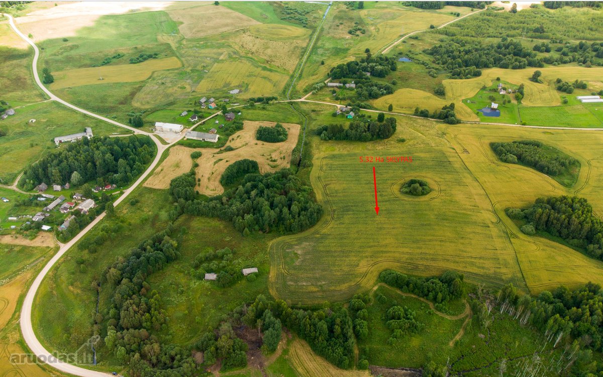 Parduodamas 5.32 Ha Žemės Ūkio Paskirties - nuotraukos Nr. 2