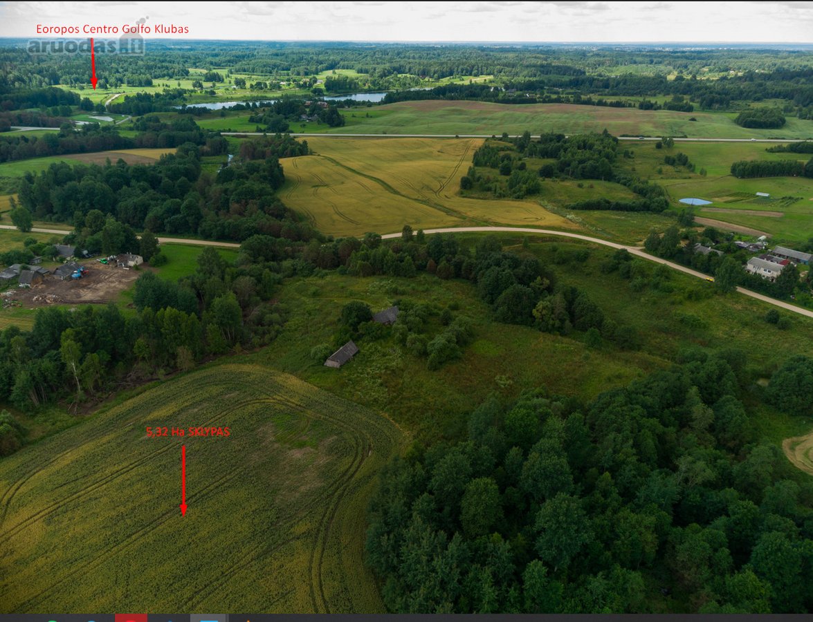 Parduodamas 5.32 Ha Žemės Ūkio Paskirties - nuotraukos Nr. 3