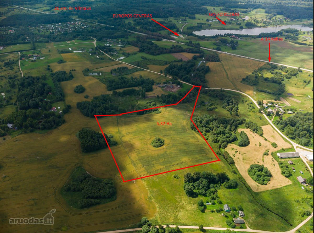 Parduodamas 5.32 Ha Žemės Ūkio Paskirties - nuotraukos Nr. 4