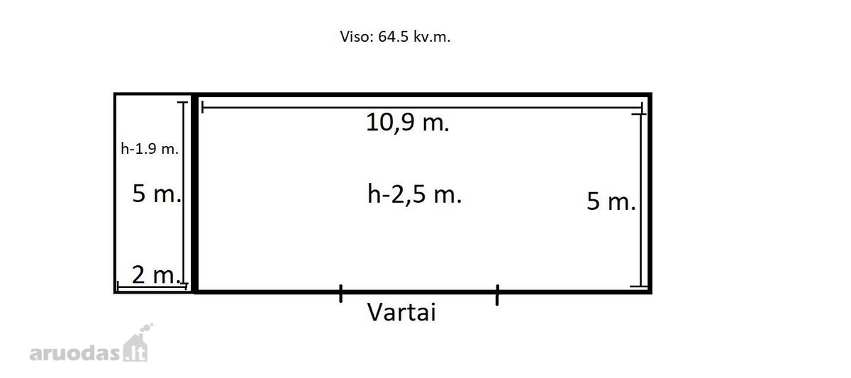 Nuomojamas sandėlys su aikštele Dainavos r. - nuotraukos Nr. 11