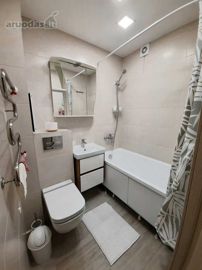 Išnuomojamas 2 kambarių butas. Bute visi - nuotraukos Nr. 12