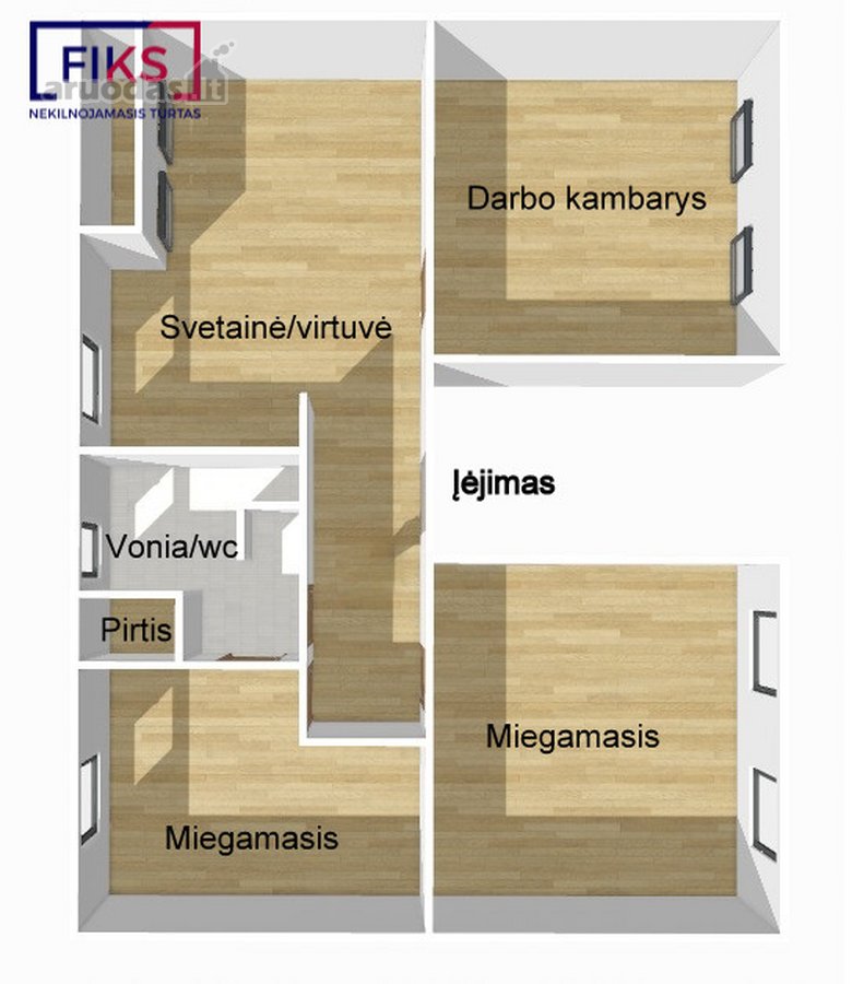 Parduodamas Erdvus Butas Senamiestyje - nuotraukos Nr. 18