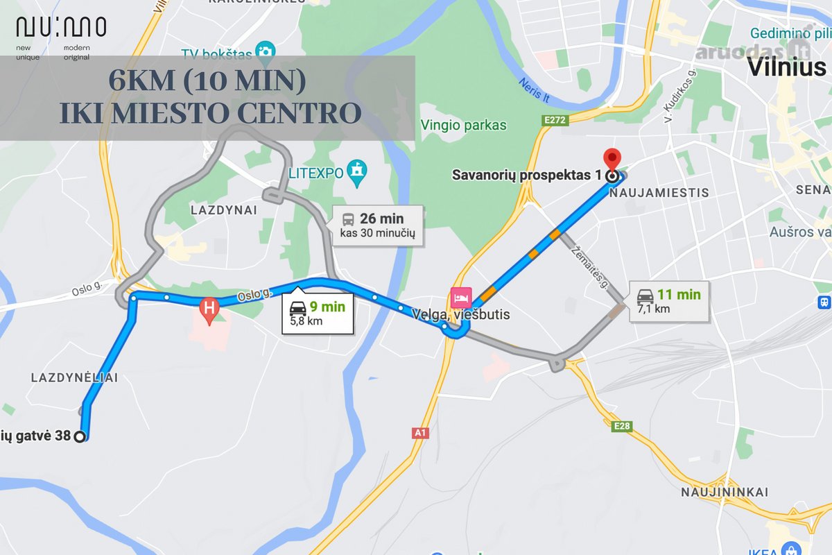 Nuomojamas Ką Tik Atnaujintas Jaukus Butas - nuotraukos Nr. 22