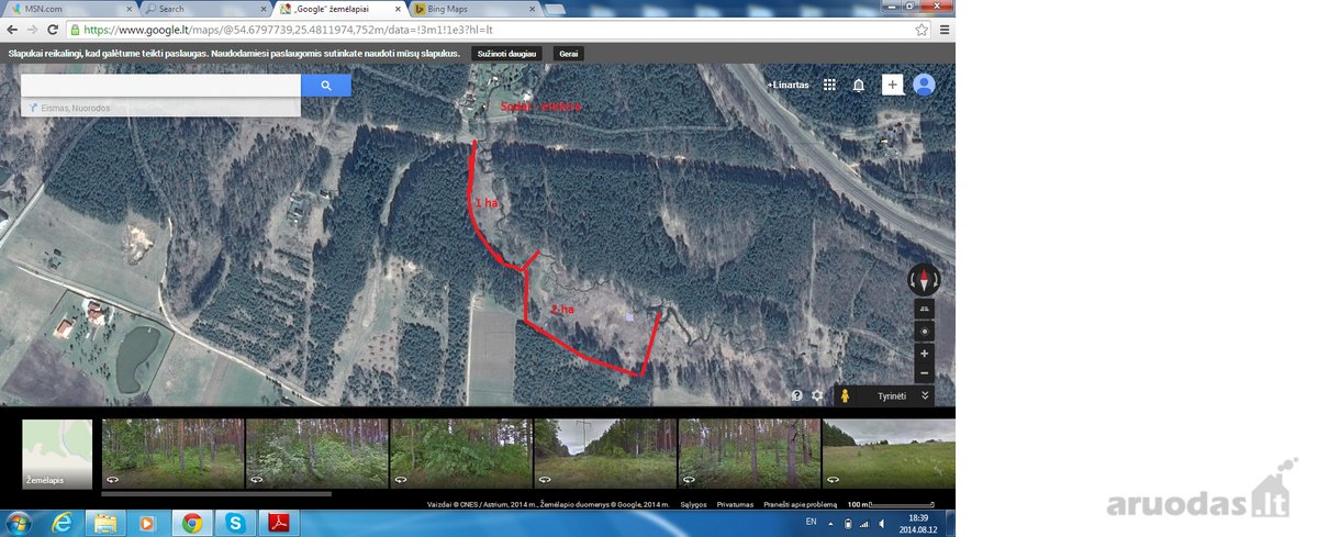 Parduodami du sklypai, 1 ha + 2 ha viso 3ha. - nuotraukos Nr. 5