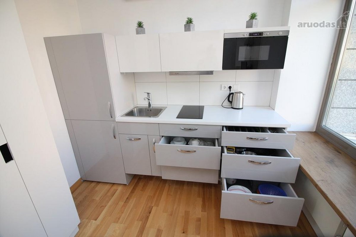 Išnuomojamas modernus 1 kambario butas - nuotraukos Nr. 13