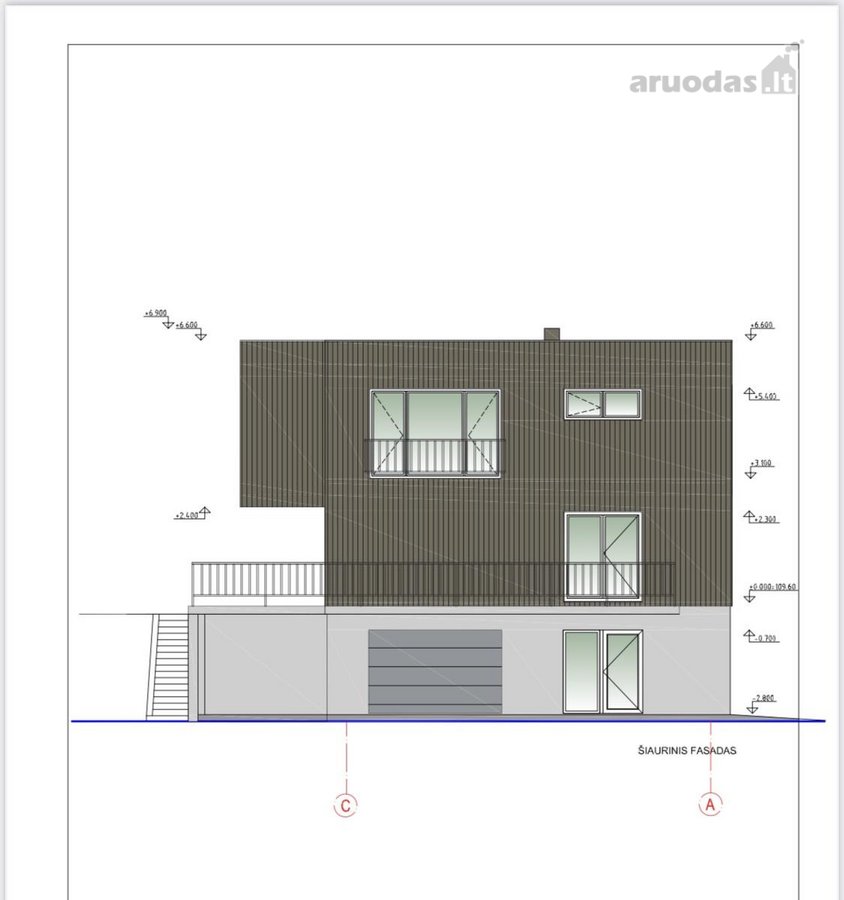 Parduodamas žemės sklypas su projektu bei - nuotraukos Nr. 2