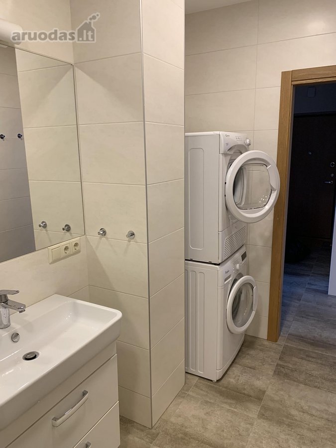 Nuomojamas įrengtas butas su baldais, buitine - nuotraukos Nr. 15