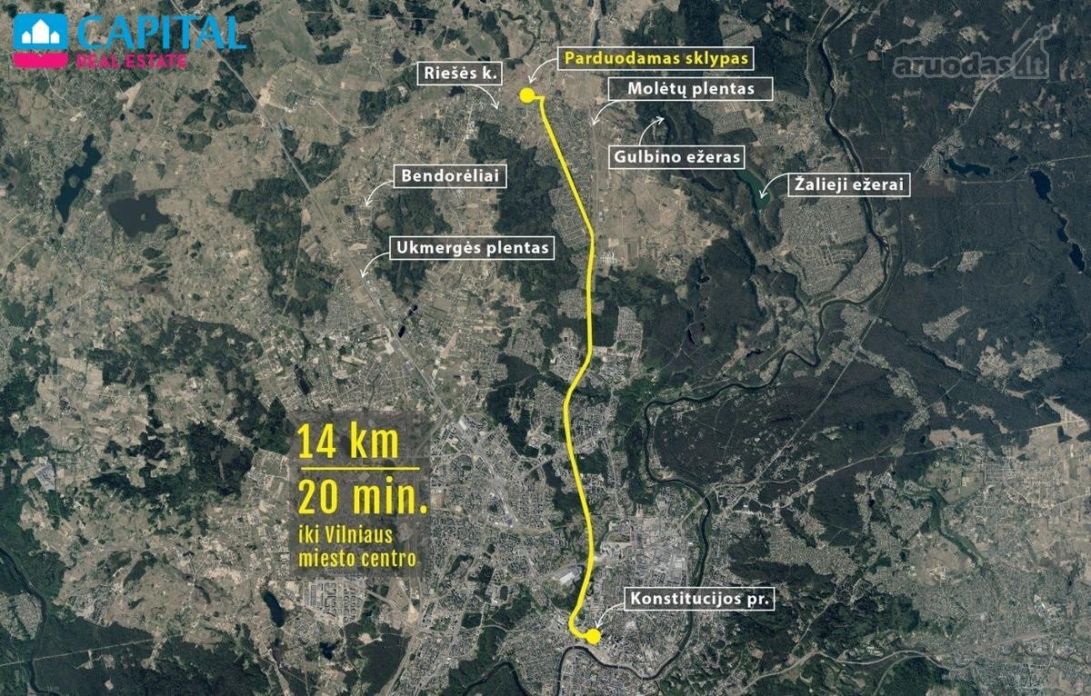Visiškai šalia Riešės gyvenvietės parduodami - nuotraukos Nr. 17