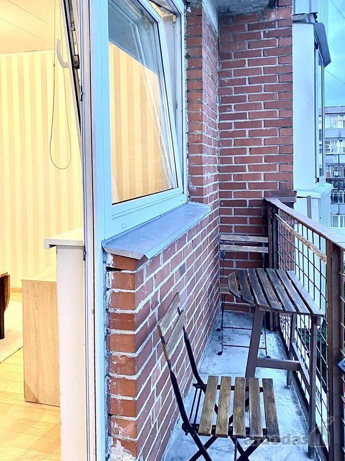 Išnuomuojamas 1 kambario butas 8 aukšte pro - nuotraukos Nr. 7