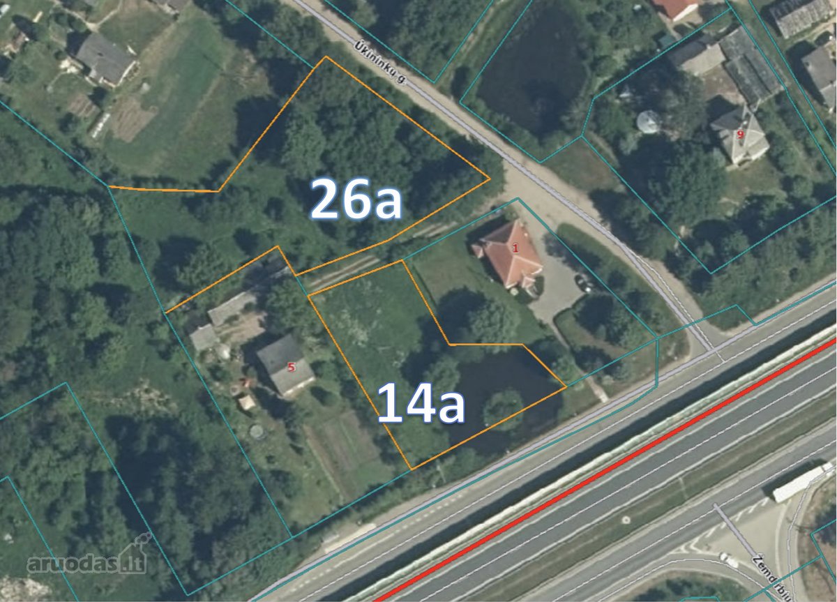 Išskirtinis, nestandartinis sklypas namo