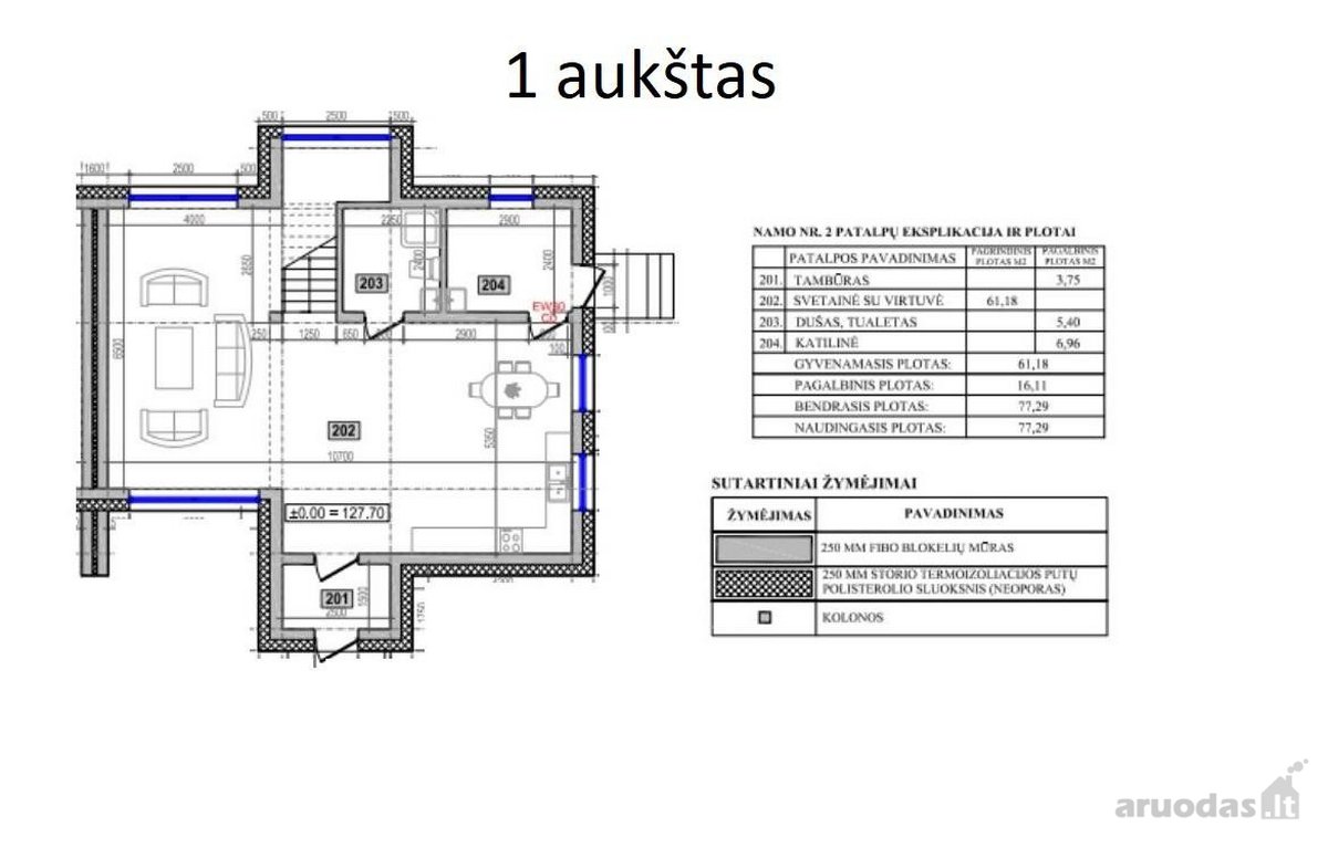 Parduodamas naujos statybos dviejų aukštų - nuotraukos Nr. 33