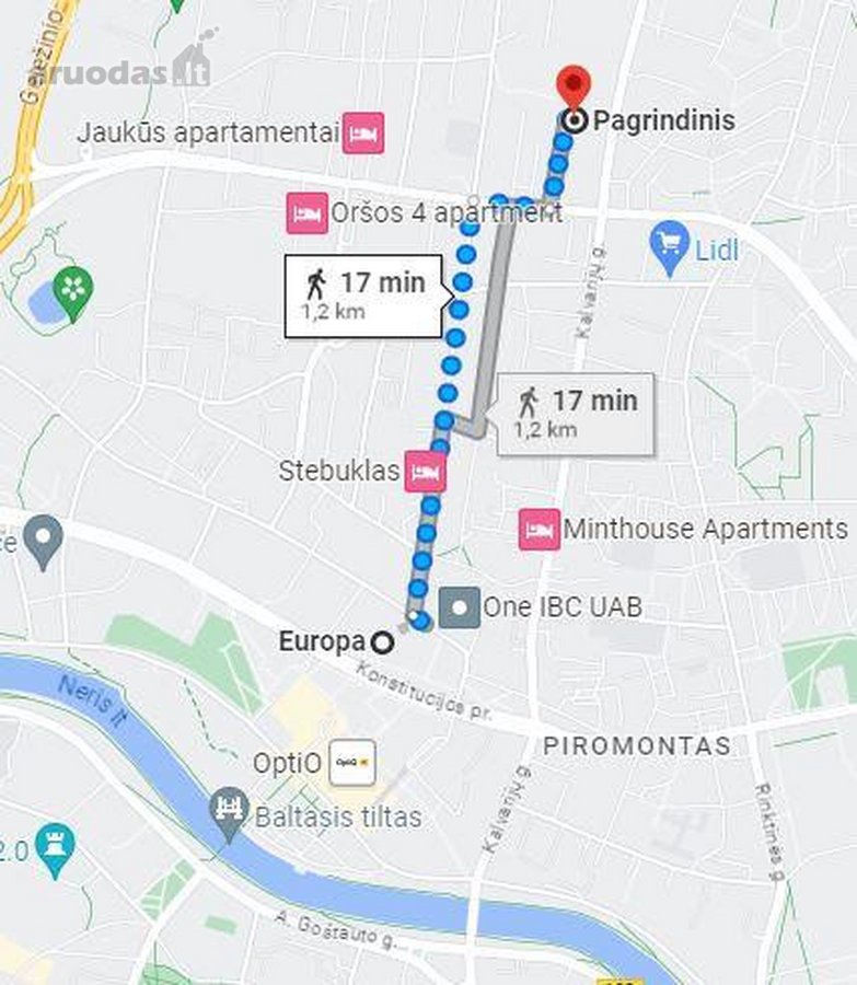 Funkcionalus 2 kambarių butas Šnipiškėse - nuotraukos Nr. 20