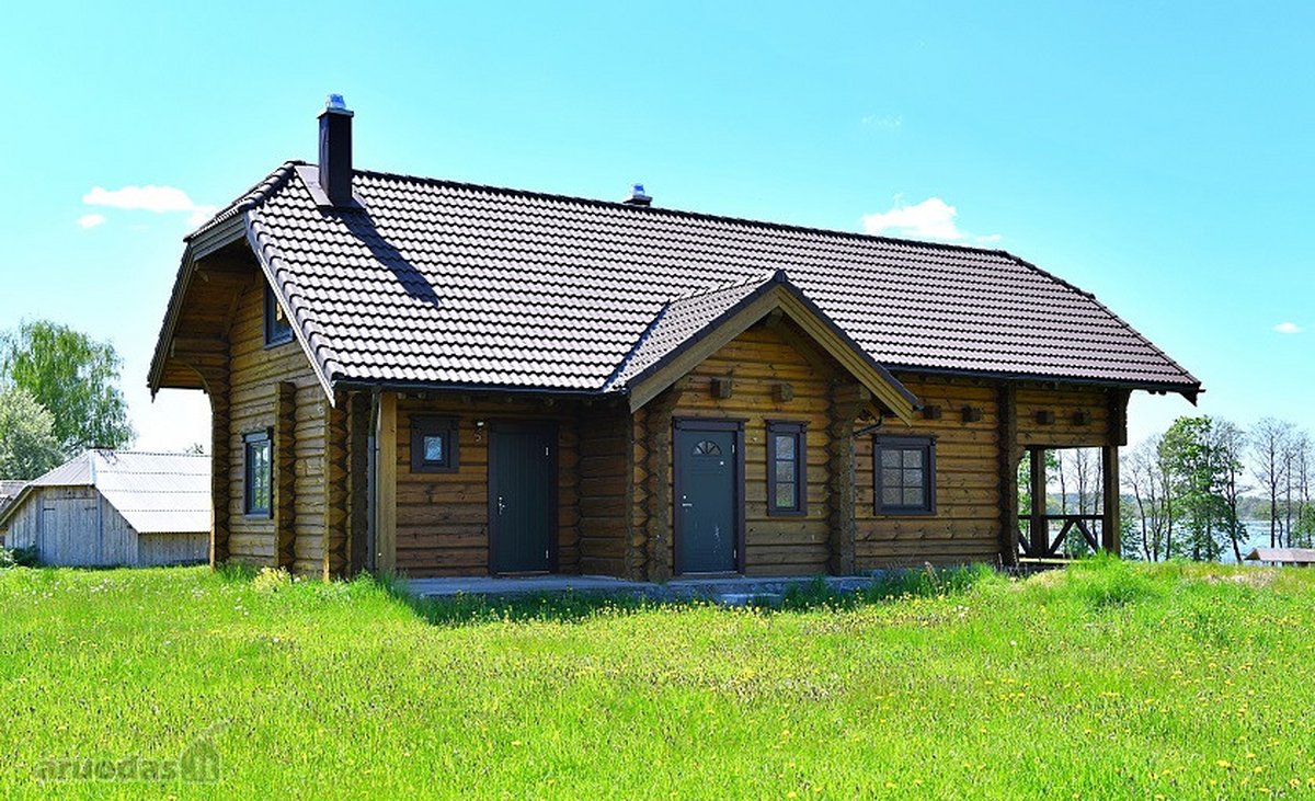 Parduodama Naujos Statybos Rąstinė Sodyba - Skelbiu.lt