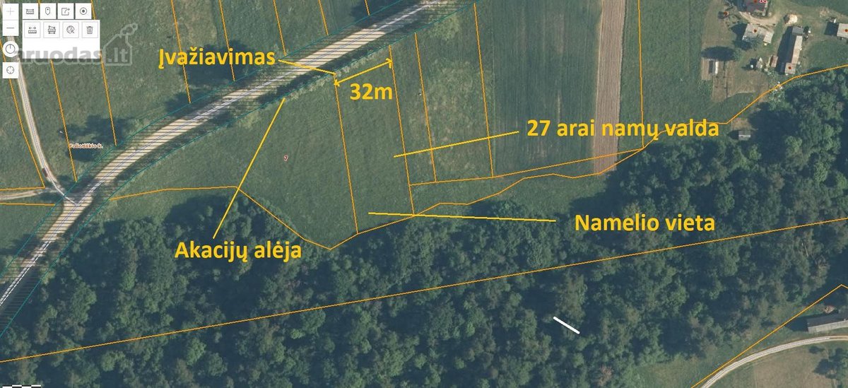 Parduodamas nebaigtas statyti 37m2 karkasinis - nuotraukos Nr. 17