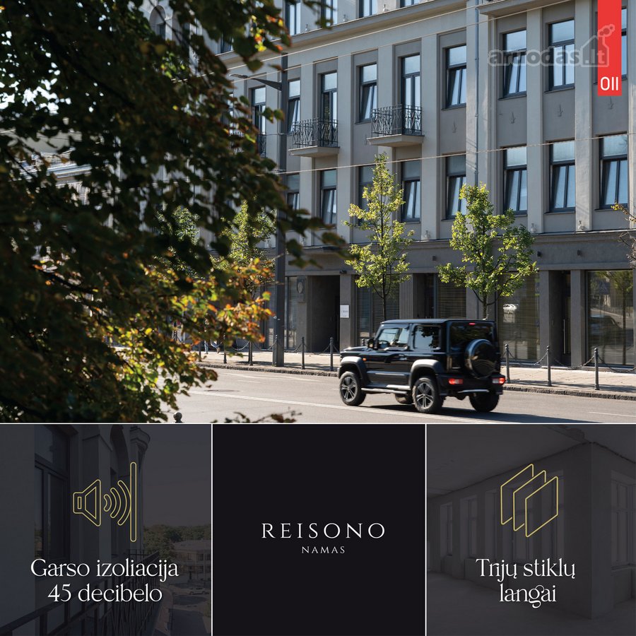 Išskirtinės architektūros pastate 4 k. butas, - nuotraukos Nr. 16