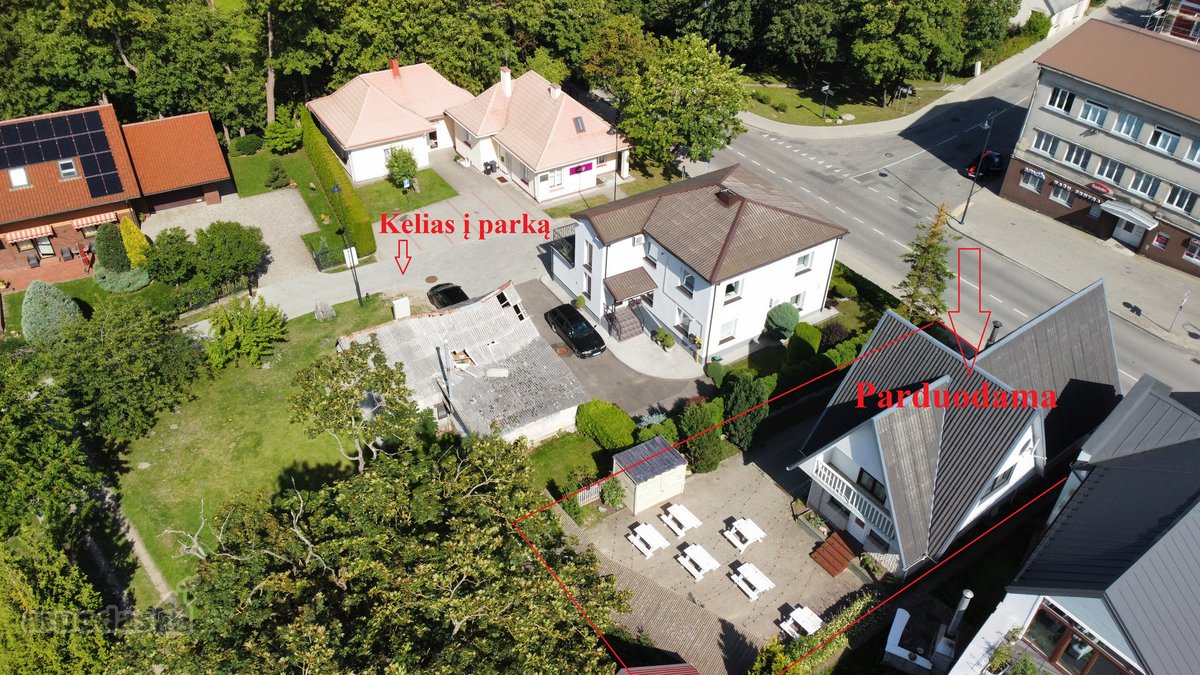 Komercijai arba gyvenimui pastatas su 4 arais - nuotraukos Nr. 3