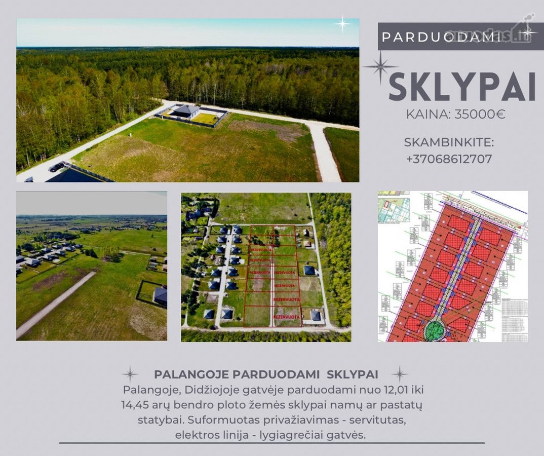 Palangoje, Didžiojoje gatvėje parduodamas nuo - nuotraukos Nr. 4