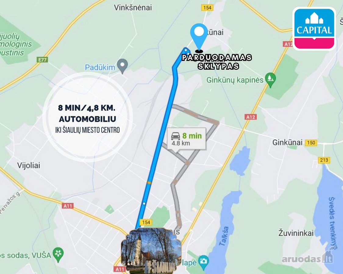 Šalia Šiaulių Miesto Ribos Parduodamas - nuotraukos Nr. 12