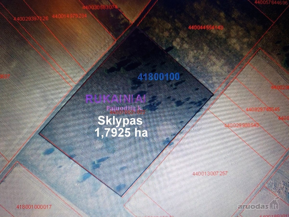 Parduodamas žemės sklypas Rukainiuose.