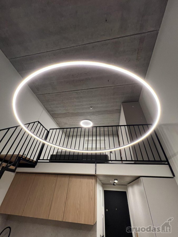 Nuomojamas erdvus ir šviesus loftas, projekte - nuotraukos Nr. 3