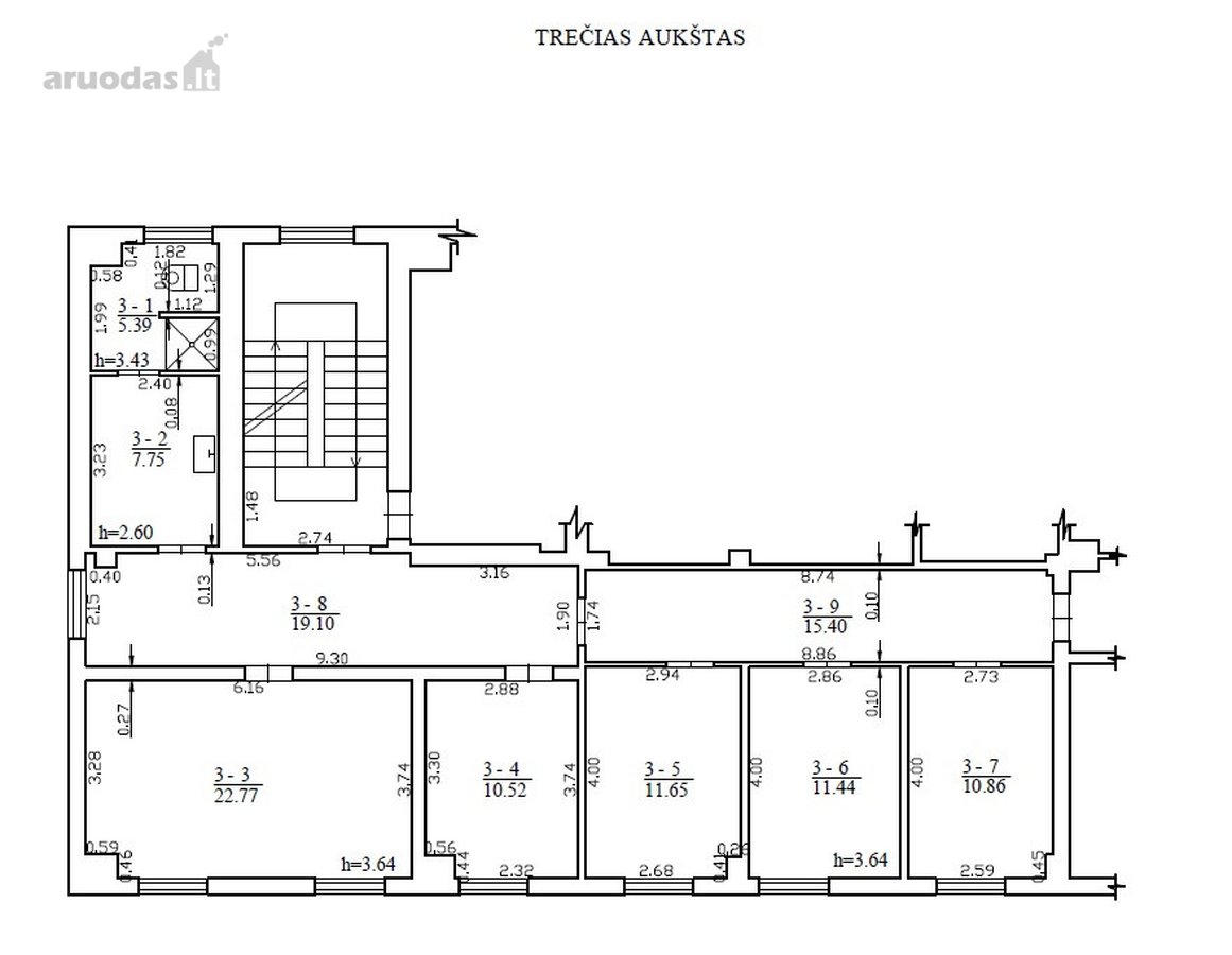 Parduodamos administracinės paskirties 114,88 - nuotraukos Nr. 13