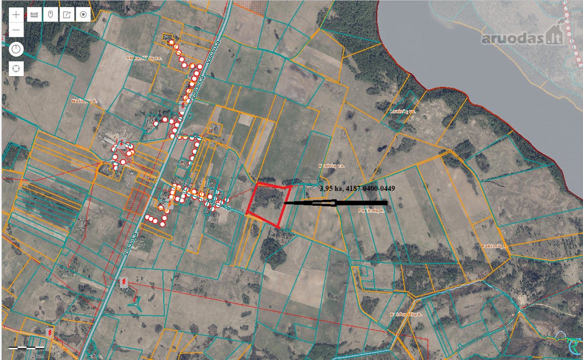 3,95 ha žemės ūkio paskirties žemės sklypas - nuotraukos Nr. 2