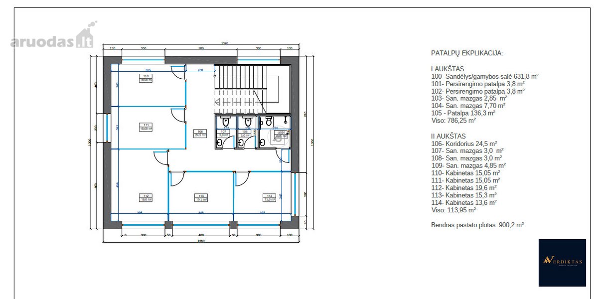 Nuomojamas Naujas, Modernus Stock-office - nuotraukos Nr. 9