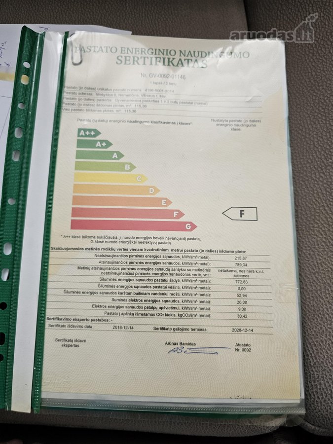 Parduodamas ne baiktas proektas 1 kambario - nuotraukos Nr. 10