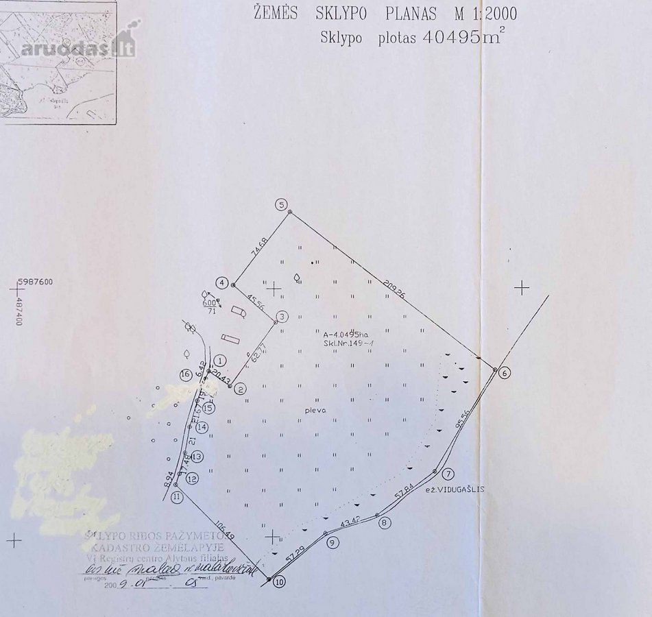 Parduodamas 4,39ha ploto žemės ūkio - nuotraukos Nr. 17