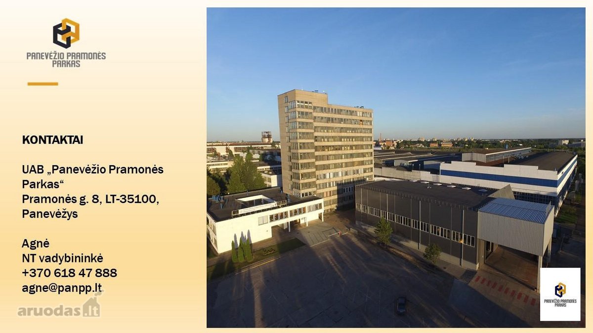 Nuomojamos Patalpos Pramonės G.8 Panevėžyje! - nuotraukos Nr. 9