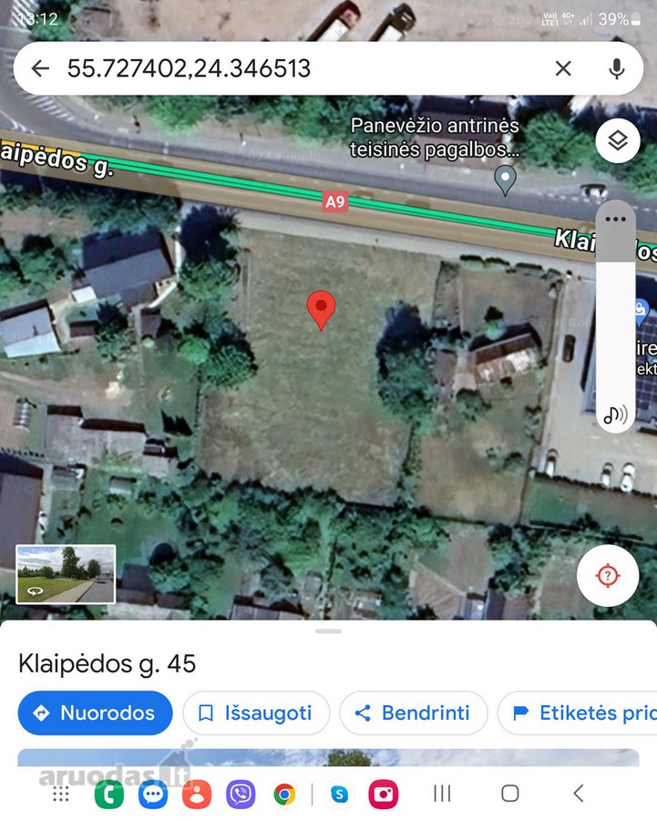 Parduodu / nuomoju sklypą centrinėje gatvėje