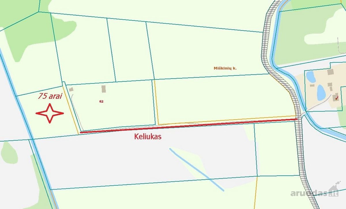 Parduodamas žemės sklypas 75 arų Dvaro g. - nuotraukos Nr. 19