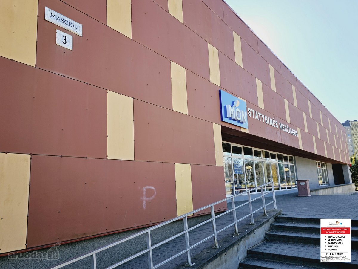 Išnuomojamas visas pastatas arba pastato