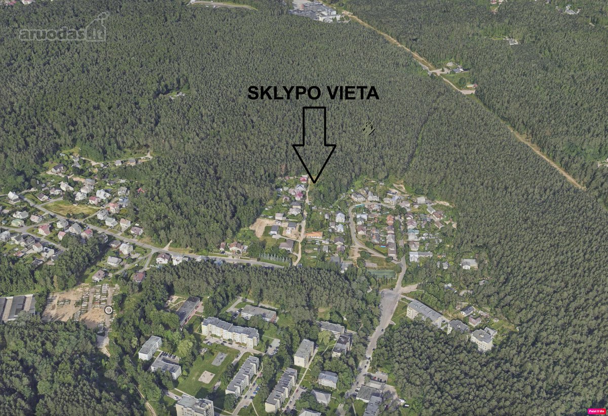 Parduodamas prie miško 0,0802 Ha gyvenamosios