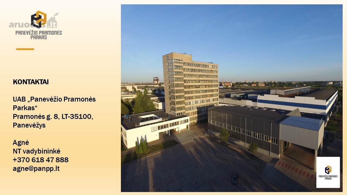 Nuomojamos Patalpos Pramonės G.8 Panevėžyje! - nuotraukos Nr. 9