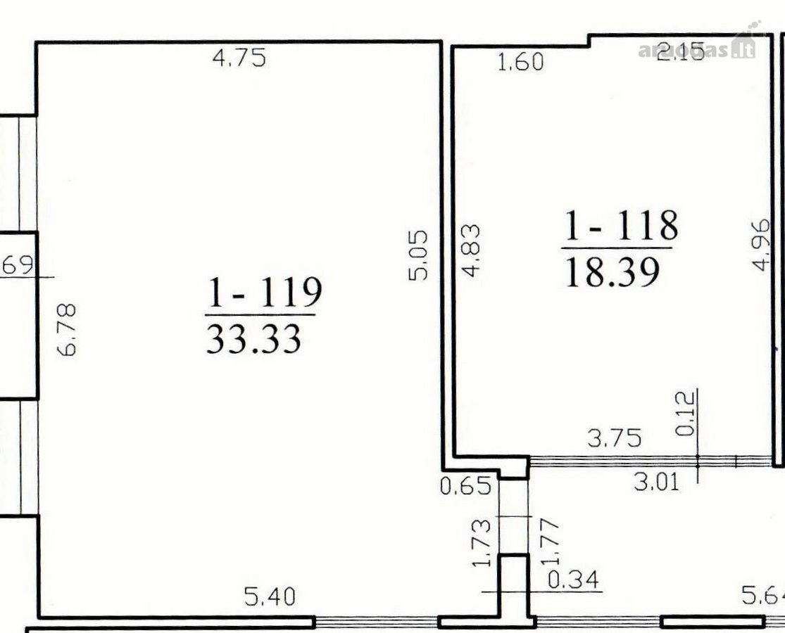 Nuomojamos Komercinės Patalpos – 160 m² - nuotraukos Nr. 7