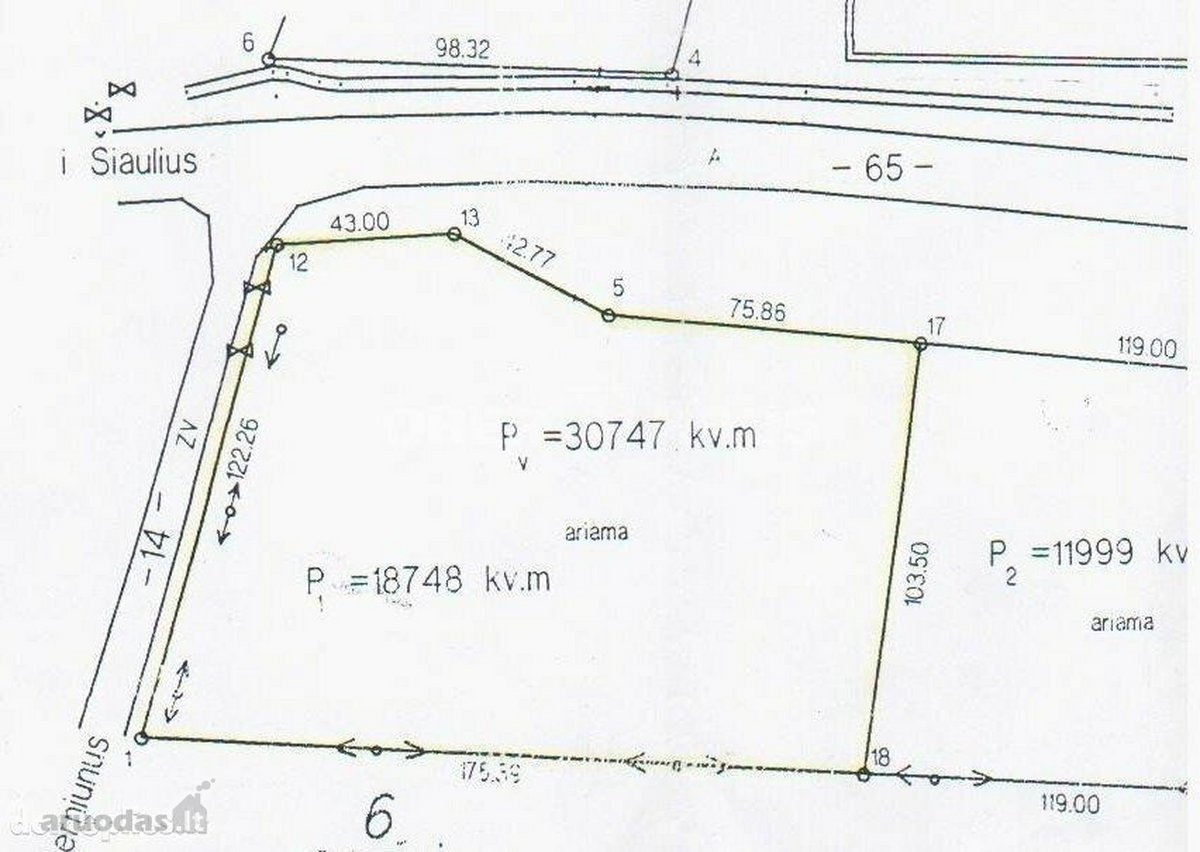 Parduodamas 1,87 ha sklypas strategiškai - nuotraukos Nr. 4
