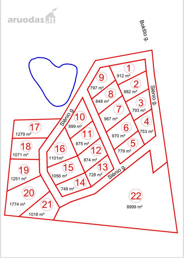 Parduodami namų valdos sklypai nuo 8 iki 17 arų. - nuotraukos Nr. 4