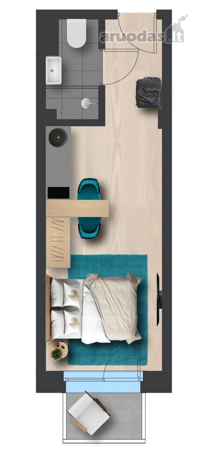 Kviečiame rezervuoti apartamentus nuomai - nuotraukos Nr. 8